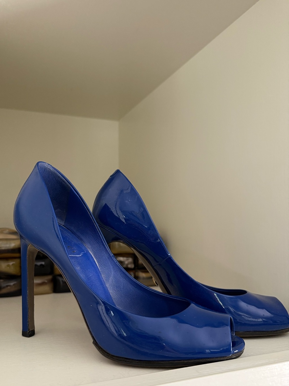 Gucci Peep Toe Pumps